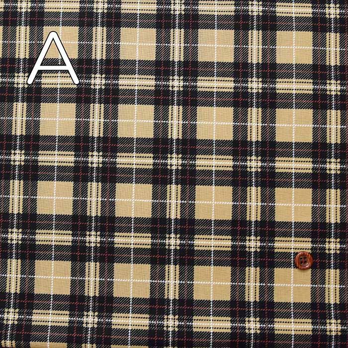 Cotton 20 Sheeting Printed Fabric Tartan Check - nomura tailor