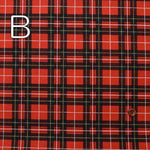 Cotton 20 Sheeting Printed Fabric Tartan Check - nomura tailor