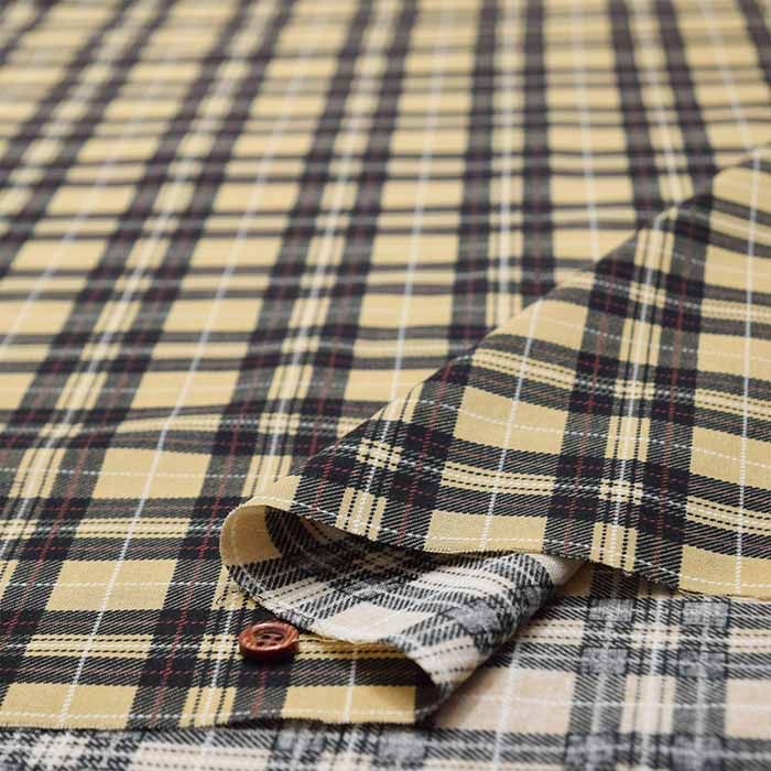 Cotton 20 Sheeting Printed Fabric Tartan Check - nomura tailor