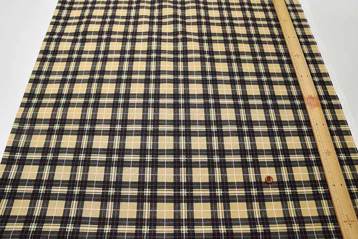 Cotton 20 Sheeting Printed Fabric Tartan Check - nomura tailor