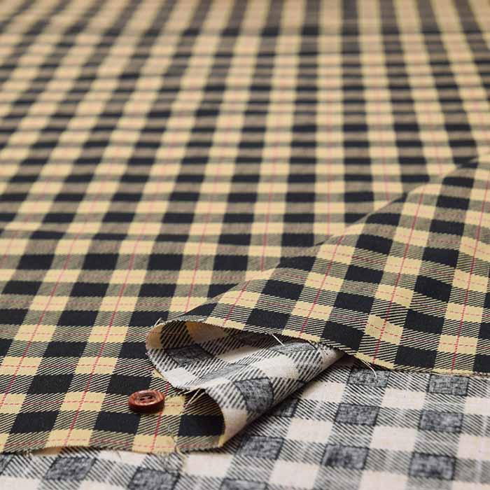 Cotton 20 Sheeting Printed Fabric Gingham Check - nomura tailor