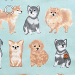 Cotton Ox Printed Fabric - Dog - nomura tailor