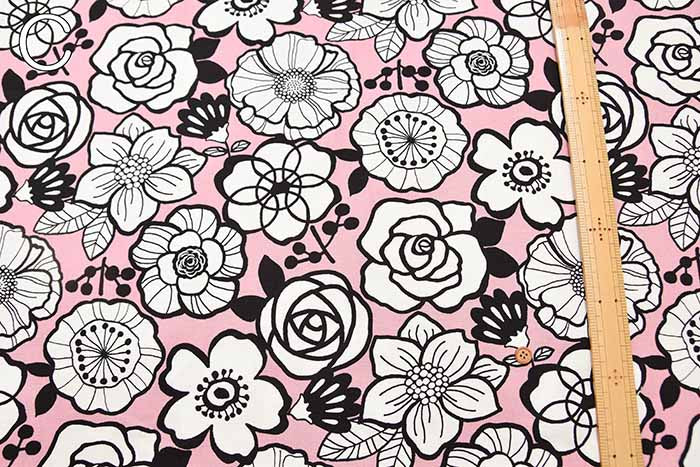 Cotton Ox Printed Fabric Flower - nomura tailor