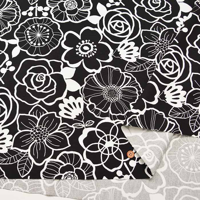 Cotton Ox Printed Fabric Flower - nomura tailor