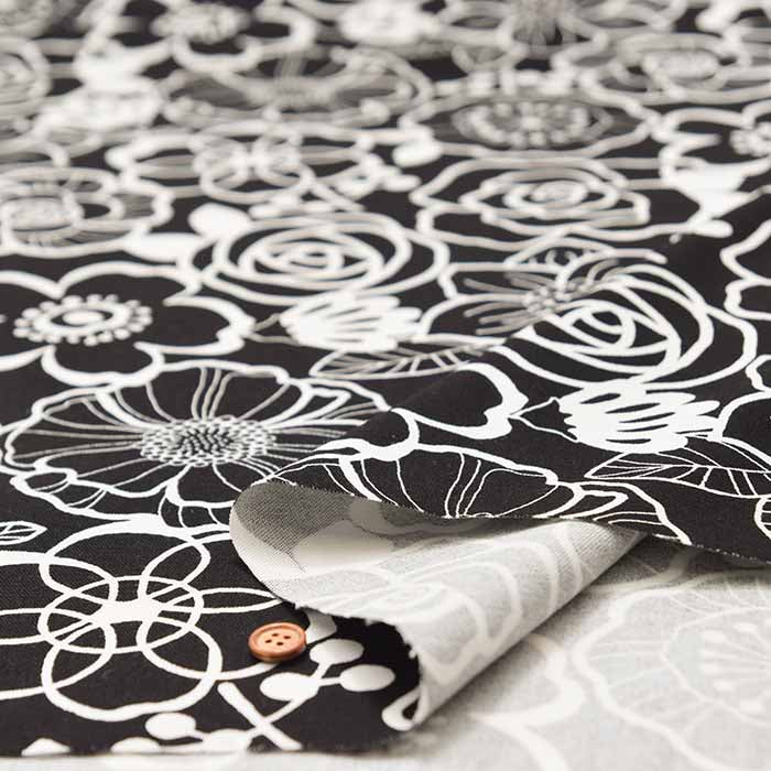 Cotton Ox Printed Fabric Flower - nomura tailor