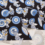 Cotton Ox Printed Fabric Bangasa and Kabuki - nomura tailor