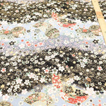 Cotton Embossed Printed Fabric - Kyosaika Series - Temari Balls - nomura tailor