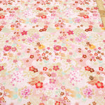 Cotton Embossed Printed Fabric - Kyosaika Series - Cherry Blossom - nomura tailor