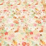 Cotton Embossed Printed Fabric - Kyosaika Series - Cherry Blossom - nomura tailor