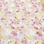 Cotton Embossed Printed Fabric - Kyosaika Series - Cherry Blossom - nomura tailor