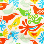 Made in Korea C/L Double-width Printed Fabric - Birds - nomura tailor