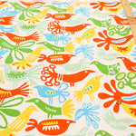 Made in Korea C/L Double-width Printed Fabric - Birds - nomura tailor