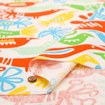 Made in Korea C/L Double-width Printed Fabric - Birds - nomura tailor