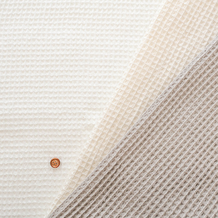 T/C Woven Waffle Fabric - Plain - nomura tailor