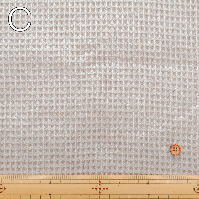 T/C Woven Waffle Fabric - Plain - nomura tailor