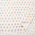 Cotton double gauze print fabric - lots of bunnies - nomura tailor