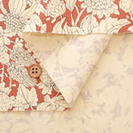 Cotton Twill Printed Fabric - Scabiosa - nomura tailor