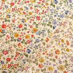 Cotton Twill Printed Fabric - Flower - nomura tailor