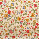 Cotton Twill Printed Fabric - Flower - nomura tailor