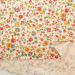 Cotton Twill Printed Fabric - Flower - nomura tailor