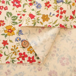 Cotton Twill Printed Fabric - Flower - nomura tailor