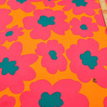 Cotton twill print fabric Scandinavian style flower - nomura tailor