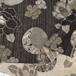 Cotton double weave jacquard fabric Camellia - nomura tailor