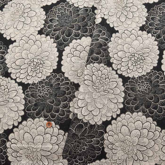 Cotton double weave jacquard fabric Chrysanthemum - nomura tailor