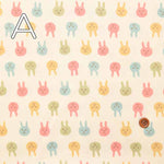 Cotton smooth printed fabric Usapyon - nomura tailor