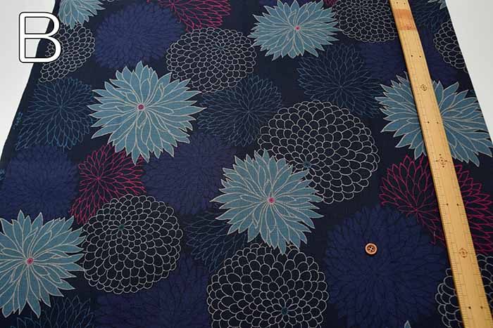 Excerpted processing cotton Southern Cross print fabric chrysanthemum - nomura tailor