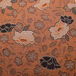 Cotton Southern Cross Printed Fabric - Flower Scattering - Tsumugi Pattern - nomura tailor