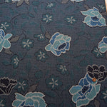 Cotton Southern Cross Printed Fabric - Flower Scattering - Tsumugi Pattern - nomura tailor