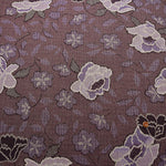 Cotton Southern Cross Printed Fabric - Flower Scattering - Tsumugi Pattern - nomura tailor