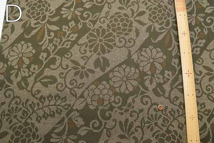 Cotton Southern Cross Printed Fabric Wave Arabesque Woven Pattern - nomura tailor