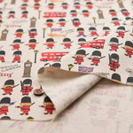 C/L Canvas Printed Fabric Cat Kinsmen - nomura tailor