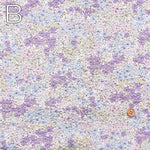 Cotton Poplin Ripple Print Fabric Flower - nomura tailor