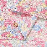 Cotton Poplin Ripple Print Fabric Flower - nomura tailor