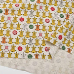 C/L canvas printed fabric Toraneko - nomura tailor