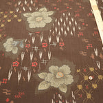 Cotton Southern Cross Fabric - Discharge Printing - Camellia Kasuri Pattern - nomura tailor