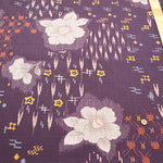 Cotton Southern Cross Fabric - Discharge Printing - Camellia Kasuri Pattern - nomura tailor