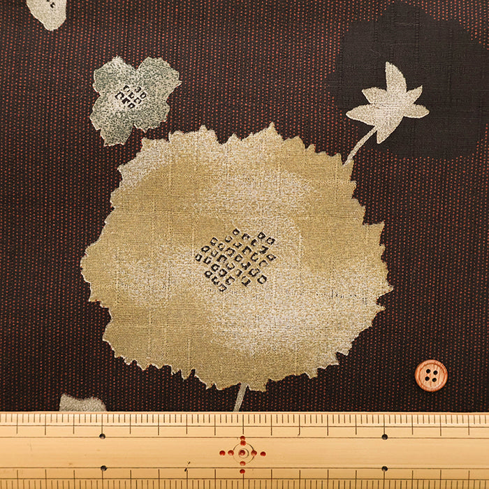 Cotton Southern Cross Fabric - Discharge Printing - Abstract Flower Tie-dye - nomura tailor