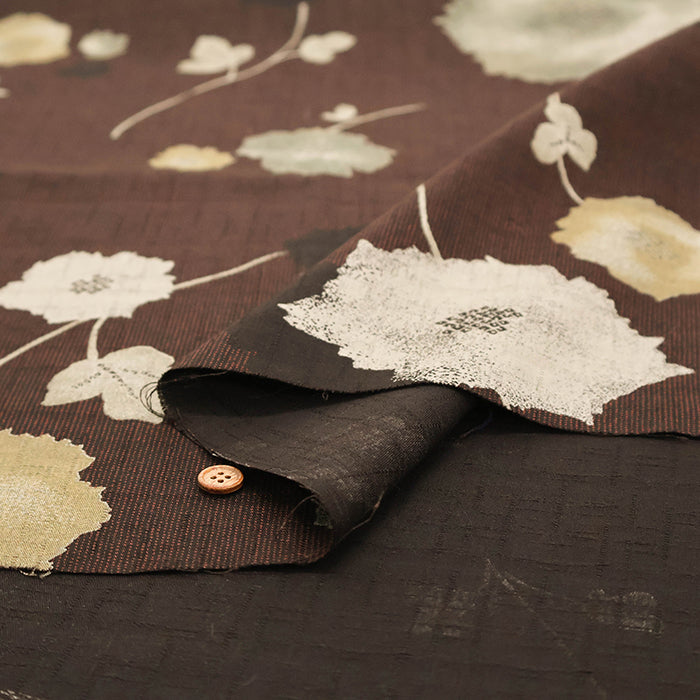 Cotton Southern Cross Fabric - Discharge Printing - Abstract Flower Tie-dye - nomura tailor