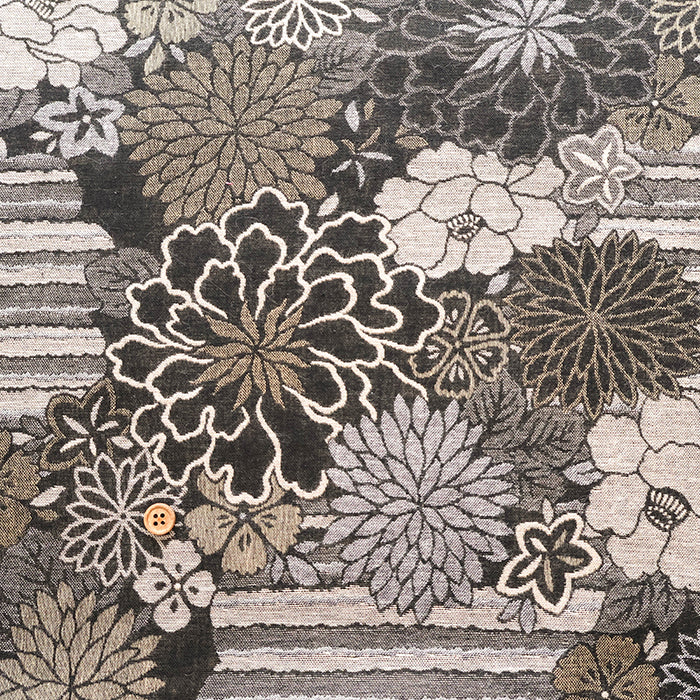 Cotton Double-layered Jacquard Fabric - Four Seasons Flower Weave - nomura tailor