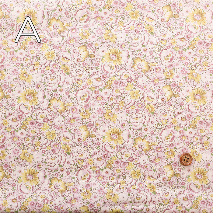 Cotton Broad Fabric - Flower - nomura tailor