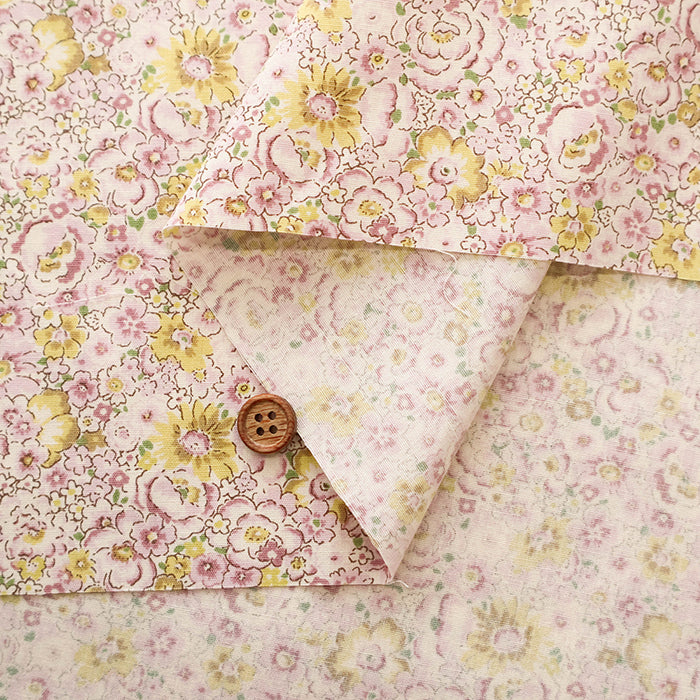 Cotton Broad Fabric - Flower - nomura tailor
