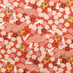 Cotton Broadcloth Fabric - Izumo Rabbit - nomura tailor