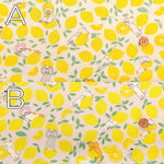 Cotton Broad Fabric - Lemon Cat - nomura tailor