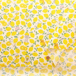 Cotton Broad Fabric - Lemon Cat - nomura tailor