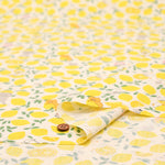 Cotton Broad Fabric - Lemon Cat - nomura tailor