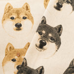 C/L Canvas Print Fabric - Shiba Dog - nomura tailor